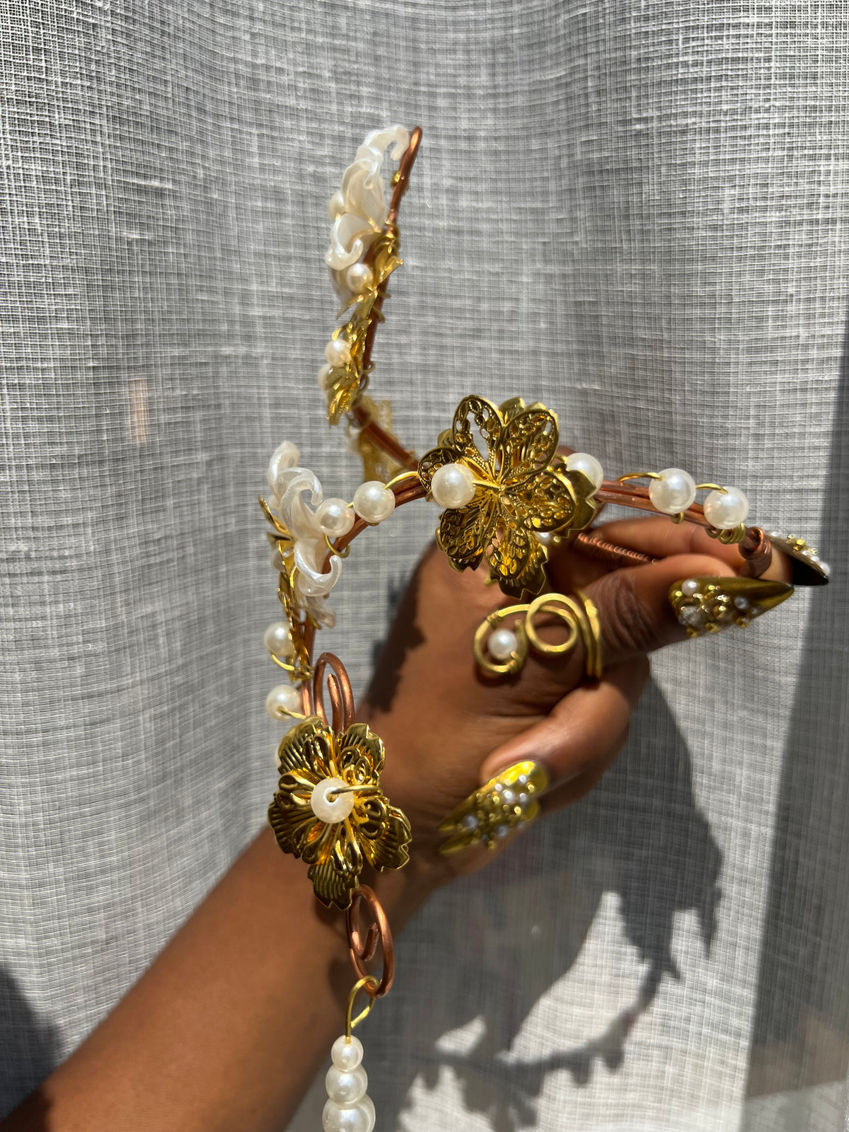 Copper pearl blossom