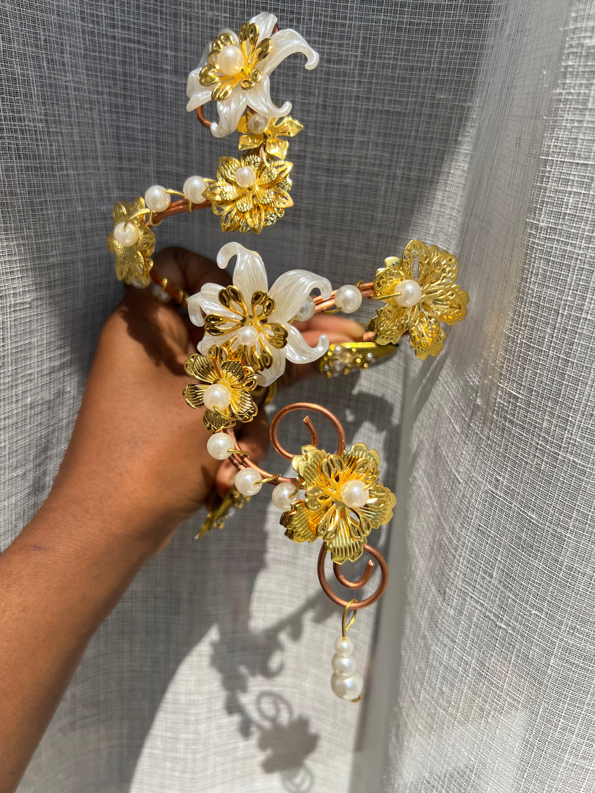 Copper pearl blossom