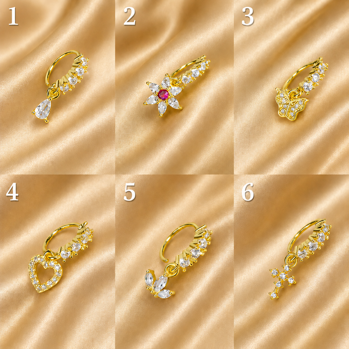 Celestial Drip nose chain