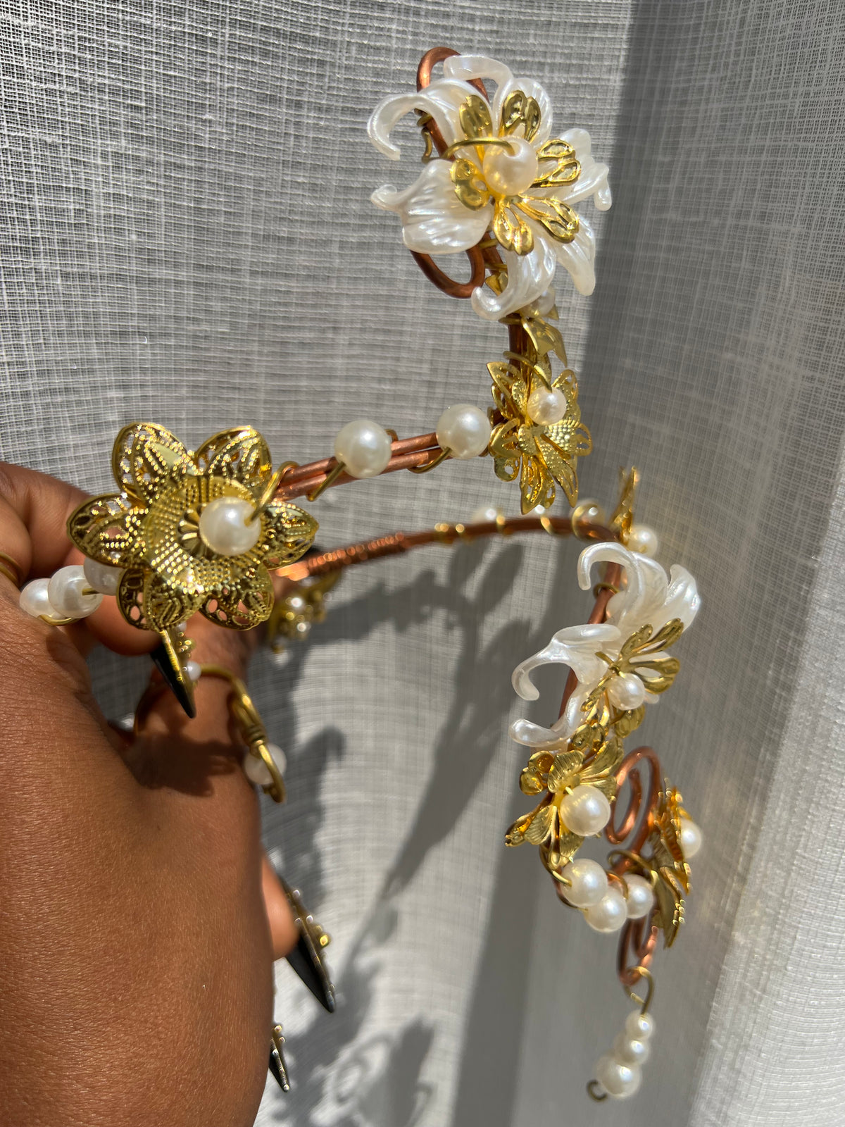 Copper pearl blossom